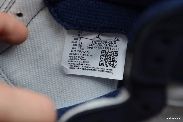 High Retro (2020) DC1788-100 AIR Navy 1 Jordan Midnight 0910